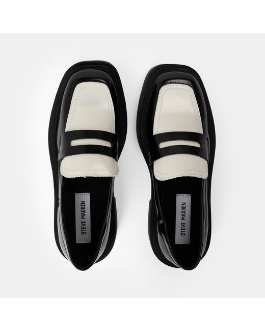 Steve Madden Black Charley Heeled Mules