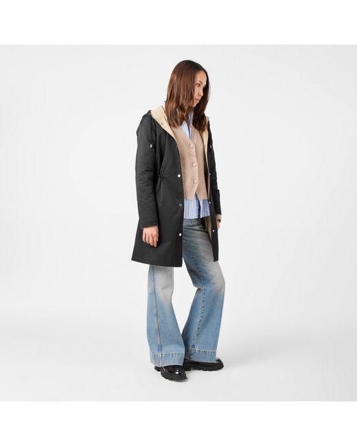 Ralph Lauren Black Water-Resistant Adjustable Rain Anorak