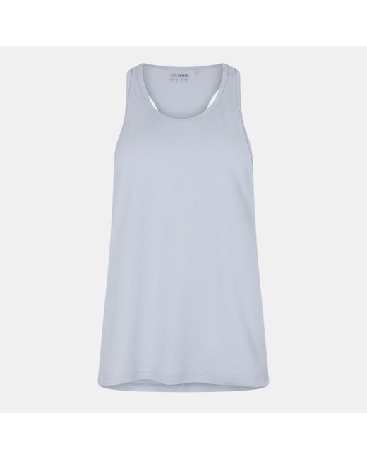 Usa Pro Blue Classic Racer Back Sports Tank