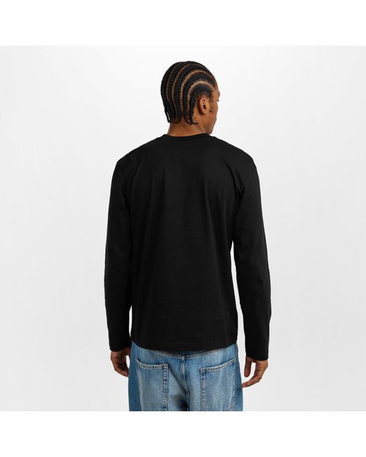 Off-White c/o Virgil Abloh Black Logo Skate Long Sleeve T-Shirt for men