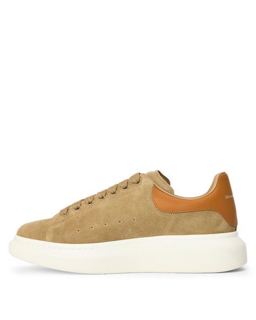 McQueen Natural Oversized Leather Trainers for men