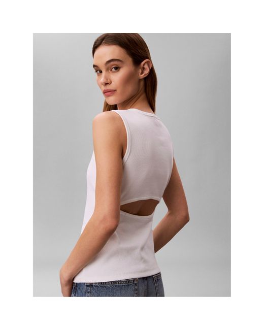 Calvin Klein White Tank Vest