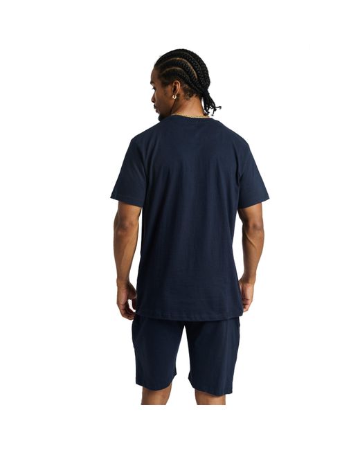 Money Blue Lounger Elasticated Short Twin Set for men