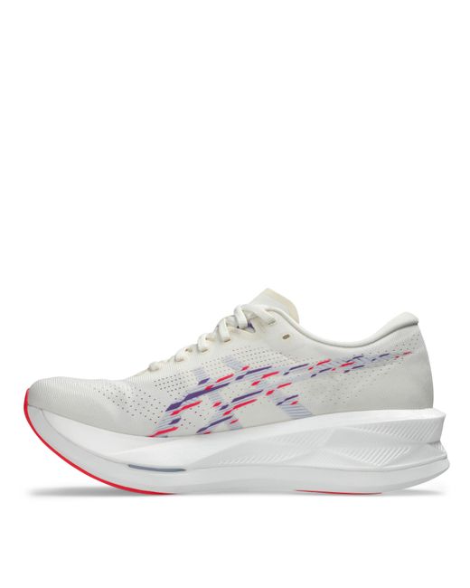 Asics White Sonicblast Road Running Shoes for men