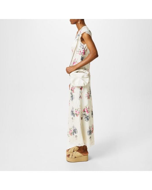 LoveShackFancy Metallic Theodore Maxi Skirt