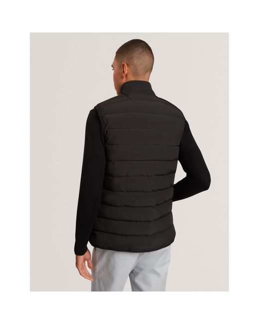 Ted Baker Black Lightweight Quilted Gilet for men