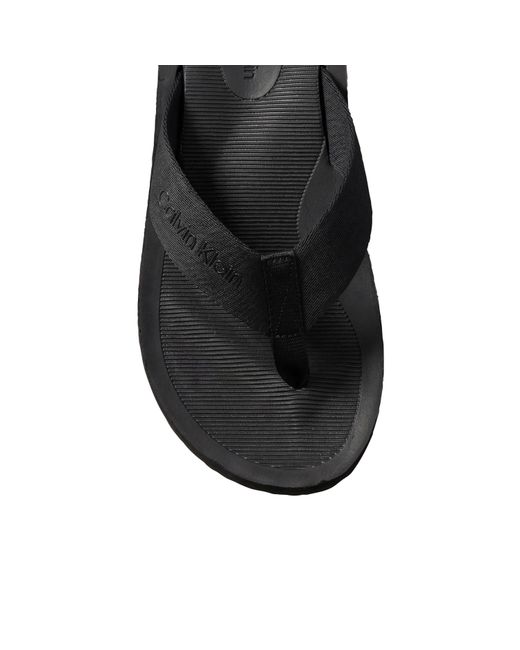 Calvin Klein Black Flip Flops for men