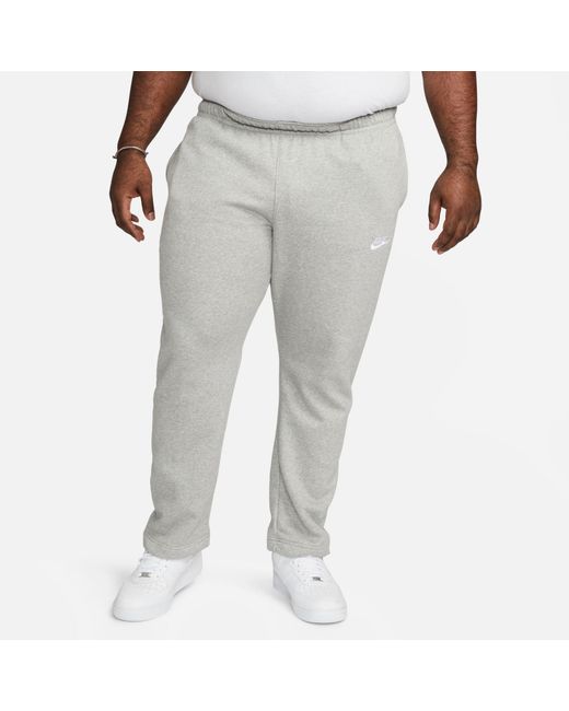 Nike Gray Sportswear Club Fleece Pants for men