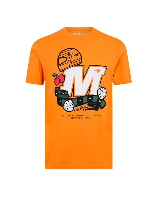Castore Orange Vegas Tshirt Sn99 for men