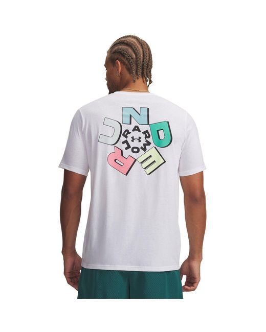 Under Armour White T-Shirt for men
