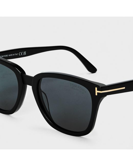 Tom Ford Black Classic Wayfarer Sunglass for men