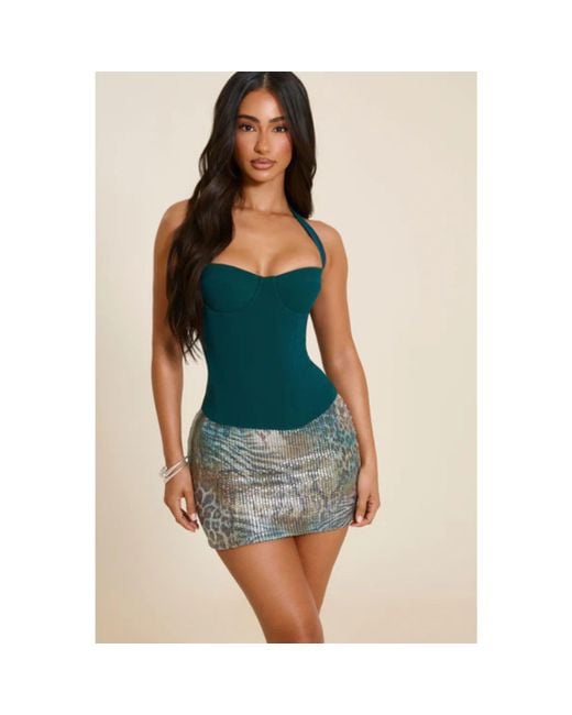 Mars the Label Blue Zadie Corset Top