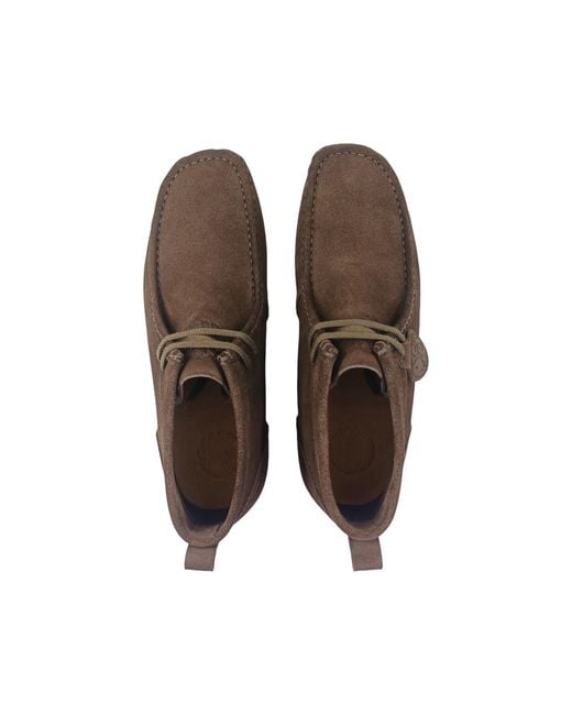 Pretty Green Brown Pg Koala High Boots for men
