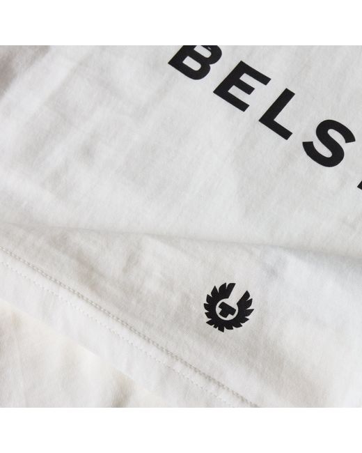 Belstaff White Lg Tee Sn64 for men