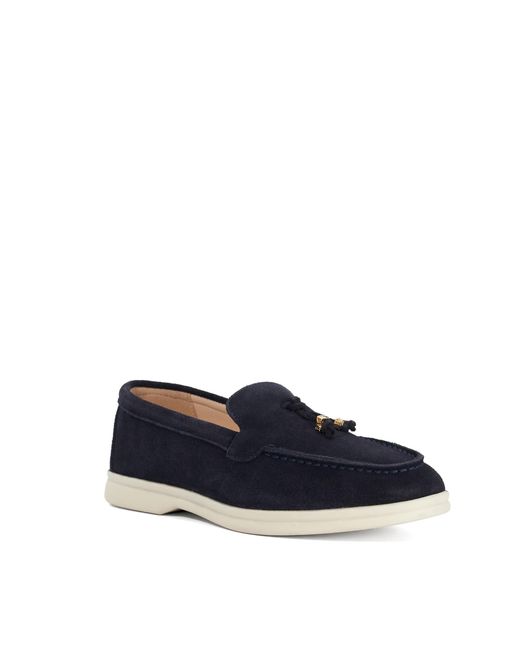 Dune Blue Gasil Loafers