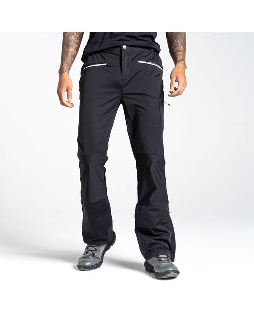 Dare 2b Black Appended Ii Lightweight Walking Trousers for men