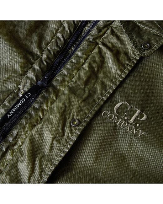 C P Company Green Cp Opal Goggle Jkt Sn64 for men