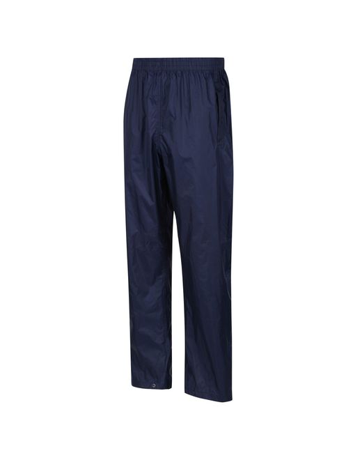 Regatta Blue Pack-It Overtrousers for men