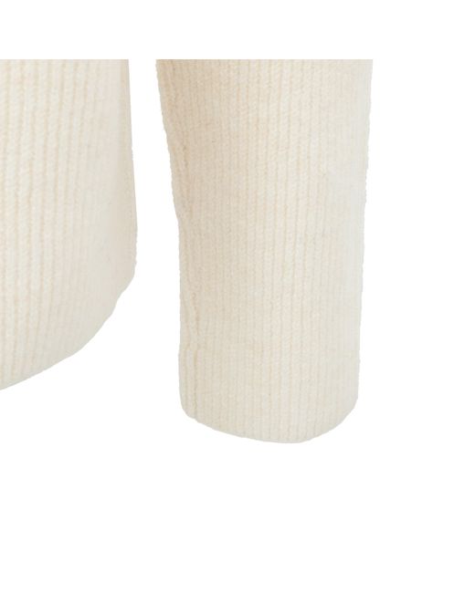 Miso White Rib Jumper