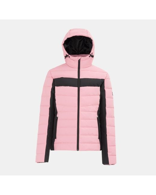 Nevica Pink Moritz Windproof Hooded Synthetic Insulation Ski Jacket