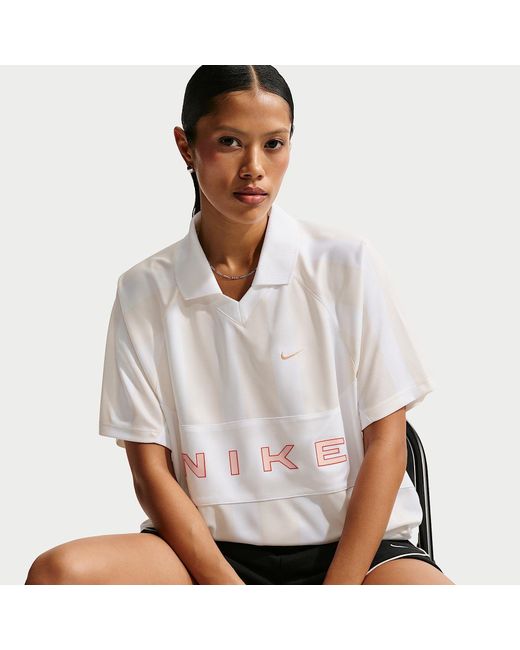 Nike White Sportswear Oversized Jersey