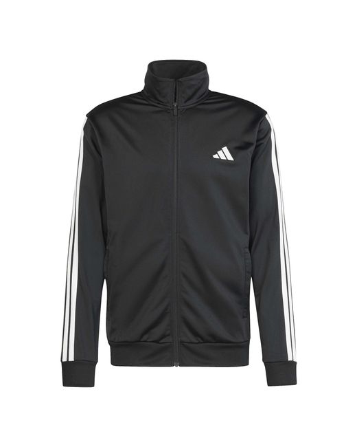 Adidas Black 3-stripes Fleece Tracksuit for men