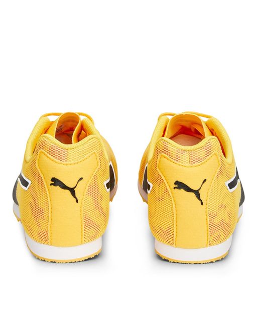 PUMA Yellow Evospeed Star 8 Track Running Spikes for men