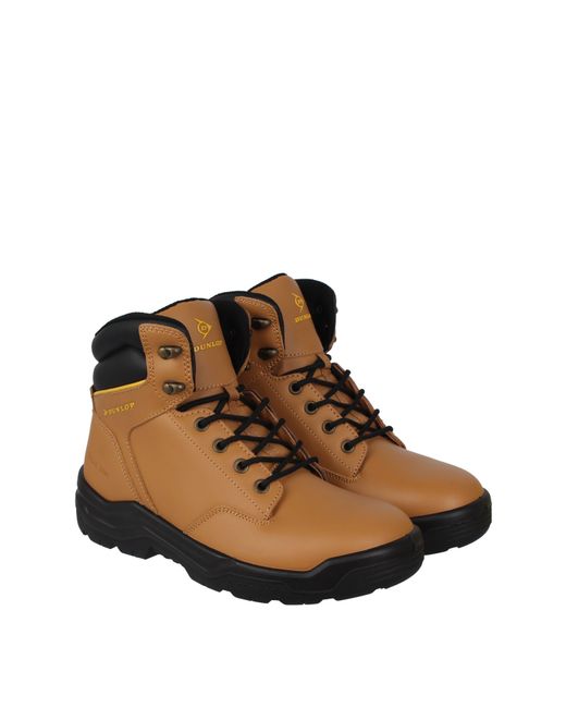 Dunlop Brown Dakota Steel Toe Cap Boots for men