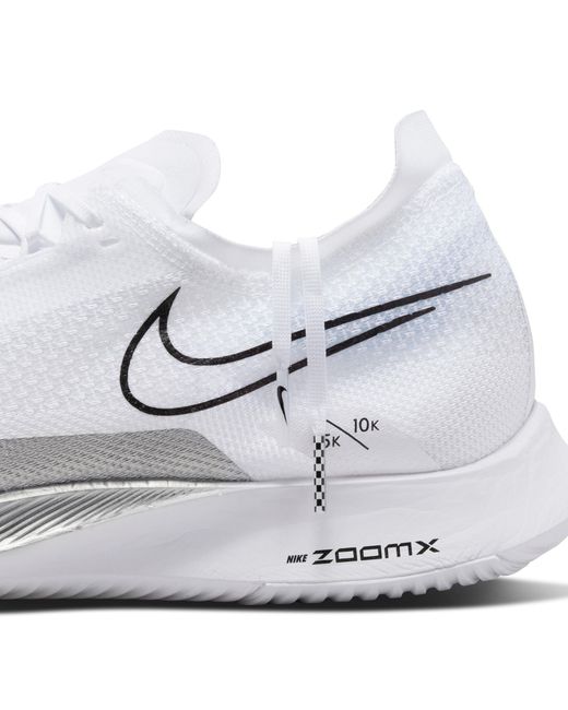 Nike White Zoomx Streakfly Running Shoes for men
