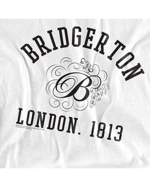 Bridgerton White London 1813 T-Shirt