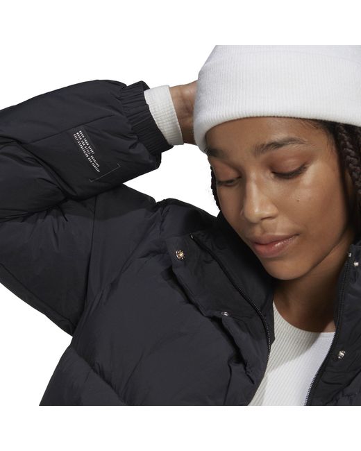 Adidas Black Lightweight Puffer Jacket