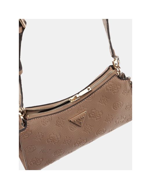 Guess Brown Cresida Shoulder Bag