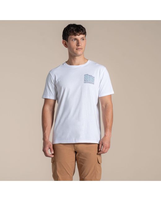 Craghoppers Blue Lucent Ii Travel T-Shirt for men