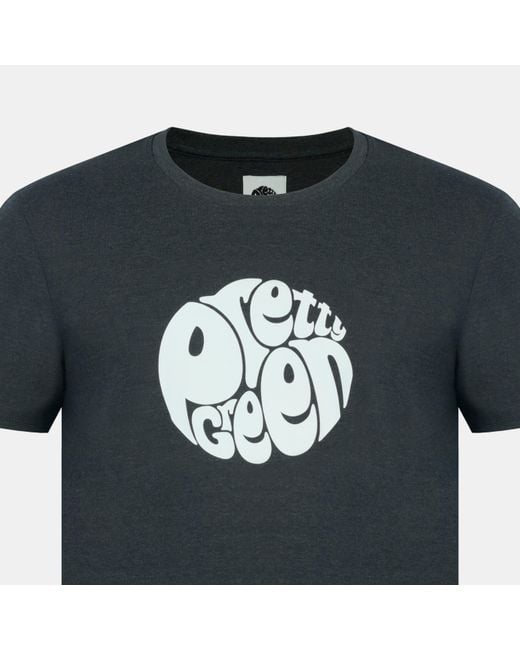 Pretty Green Blue 5-Pack Cotton Crew Neck Short Sleeve T-Shirt for men