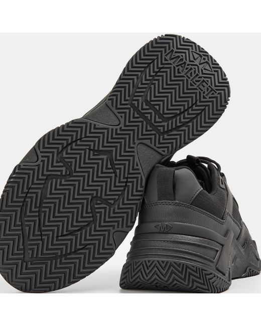 Mallet Black Odyssey Chunky Trainers for men