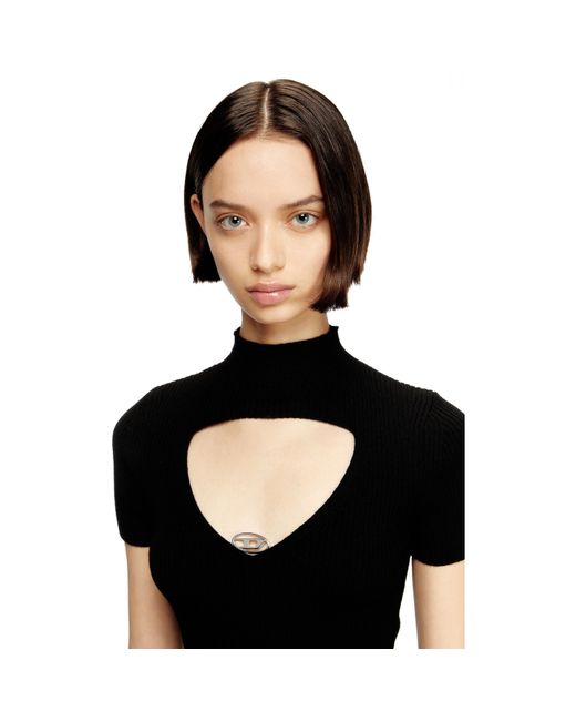 DIESEL Black Knitted Top