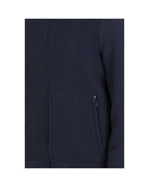 Emporio Armani Blue Bomber Jacket for men