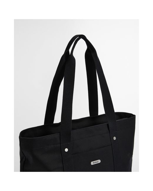 Barbour Black Olivia Tote Bag