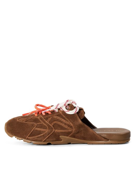 Nokwol Brown Atlas Slide Flat Mule
