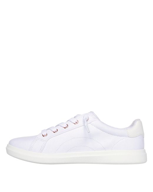 Skechers White Bobs D Vine Low-Top Trainers