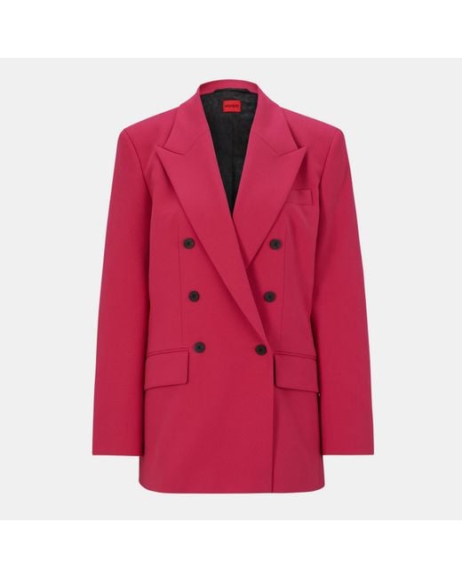 HUGO Red Amalisa Long Sleeve Zip Blazer