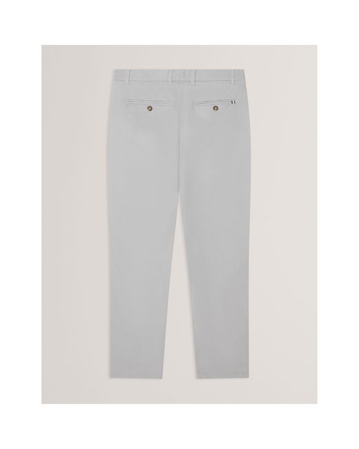 Ted Baker White Slim Fit Chinos for men
