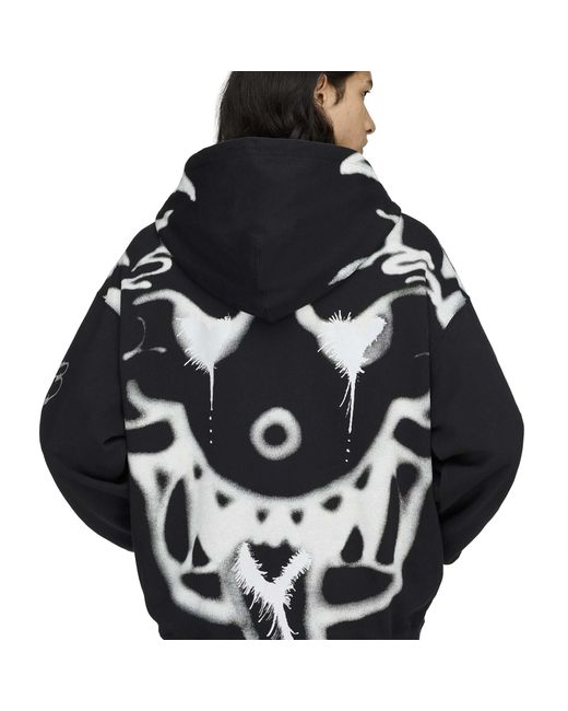 Y-3 Black Gfx Zip Hoody Sn64 for men