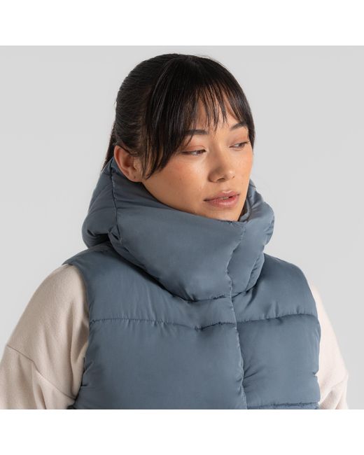Craghoppers Blue Eilish Hooded Sleeveless Gilet