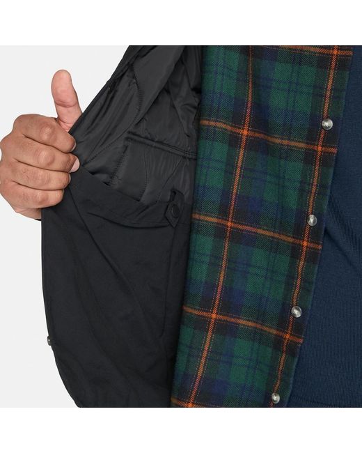 Timberland Black Quilted Jacket For for men