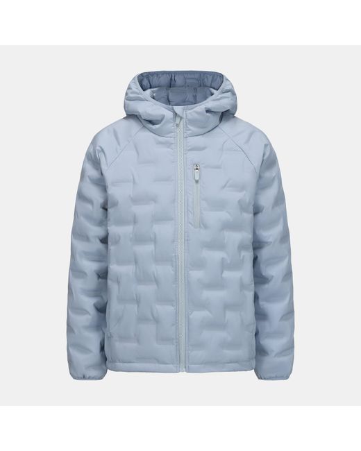 Karrimor Blue Heat-Sealed Hooded Long Sleeve Hip Length Insulated Puffer Jacket