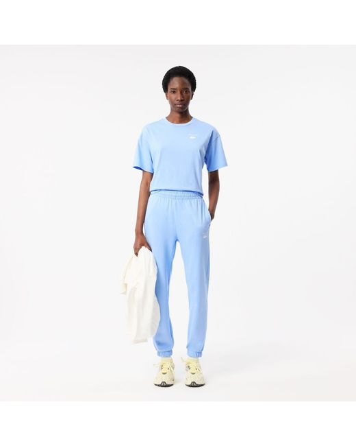 Lacoste Blue Cotton Logo T-Shirt