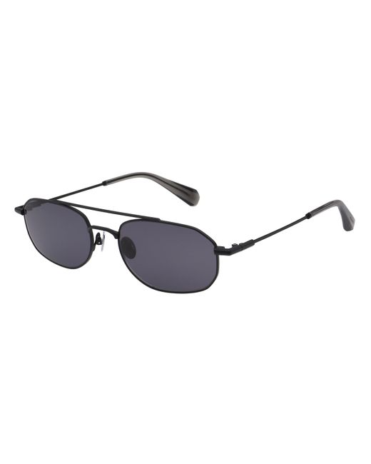 AllSaints Blue Oval Sunglasses