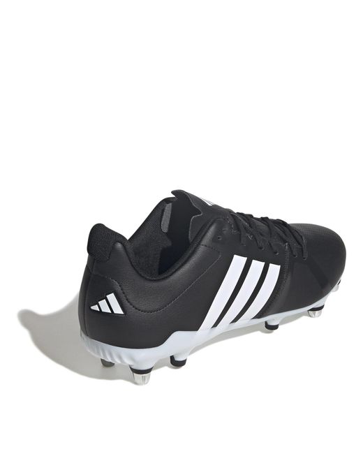 Adidas Black Adizero Rs15 Rise Soft Ground Rugby Boots