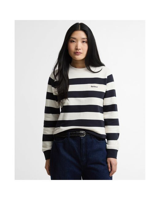 Barbour Black Crew Neck Jumper